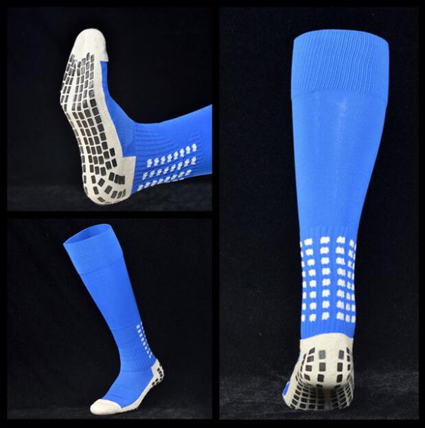 YWYD Unisex a Breve E A Lungo di Calcio Calzini E Calzettoni Uomini Anti Slip Calzini Da Calcio Calzini E Calzettoni Calcetines Cotone Calzini E Calzettoni: Long Blue