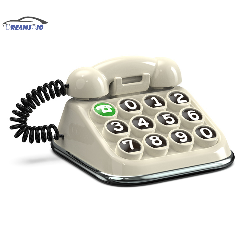 Número de teléfono para coche, aviso de estacionamiento temporal, nueva simulación Retro, teclado nostálgico, número de matrícula de coche