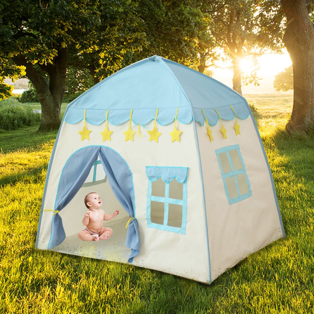 Indoor Outdoor Polyester Mooie Play Tent Draagbare Kinderen Speelhuisje Kinderen Verbeelding Spel Grote Prinses Kasteel