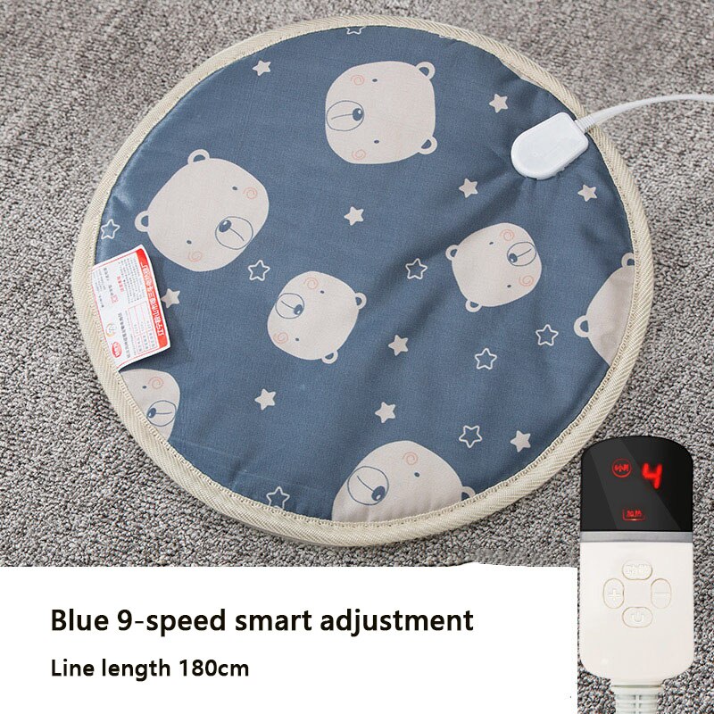 Säljare husdjur elektrisk filt värmedyna hund katt vinter varm vattentät anti-fångningsläckage djurkudde värmefilt pad: Blå 9 växlar uppgradering / 40 x 40cm