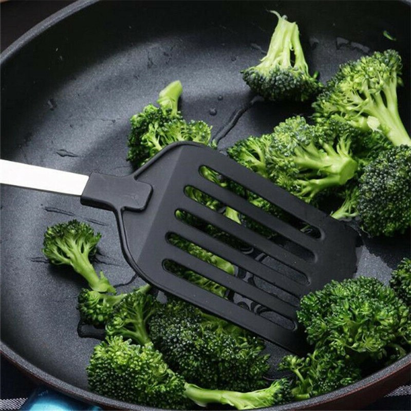 Stainless Steel Fish Slice Slotted Turner Spatula Kitchen Cooking Tool