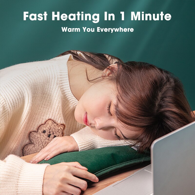 Hand Warmer USB Electric Heating Pad Warmer Graphene Heat Warm Bag Winter Thermal Clothes Automation Heater Water Bottle