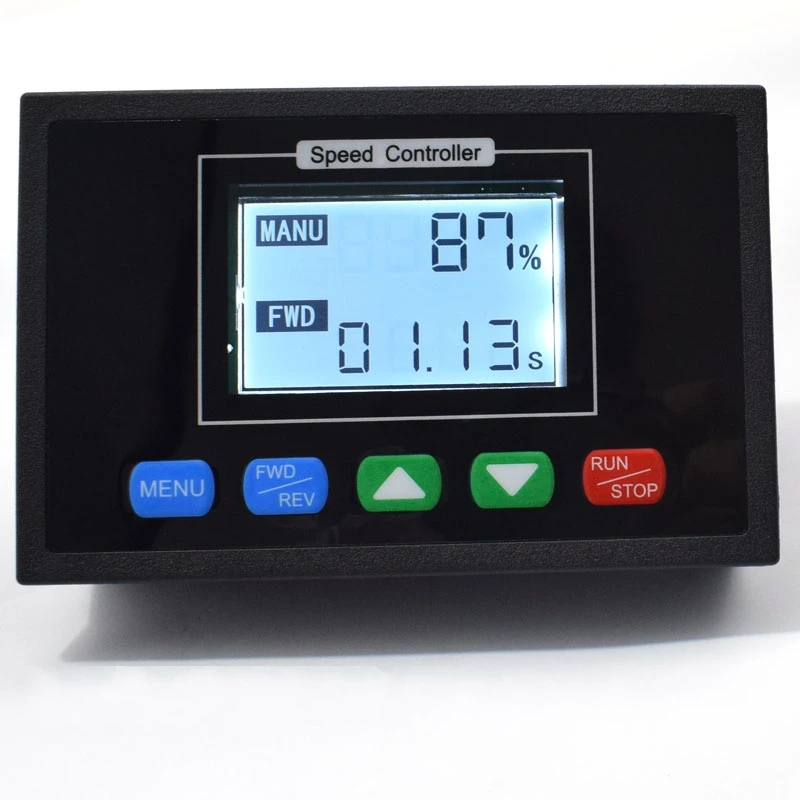 Digitale Display 0 ~ 100% Verstelbare Dc 12V 24V 36V 48V 40A Pwm Dc Motor Speed controller Timing Controller Omkeerbare