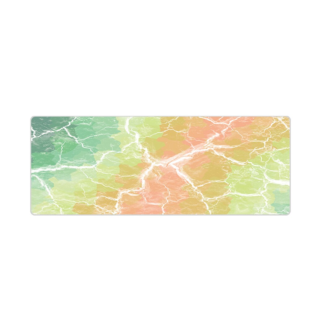 Extra Large Mouse Pad Marble Extended Computer Mouse Pad Non-Slip Non-Stitched Edges Keyboard Desk Mat: NO.7