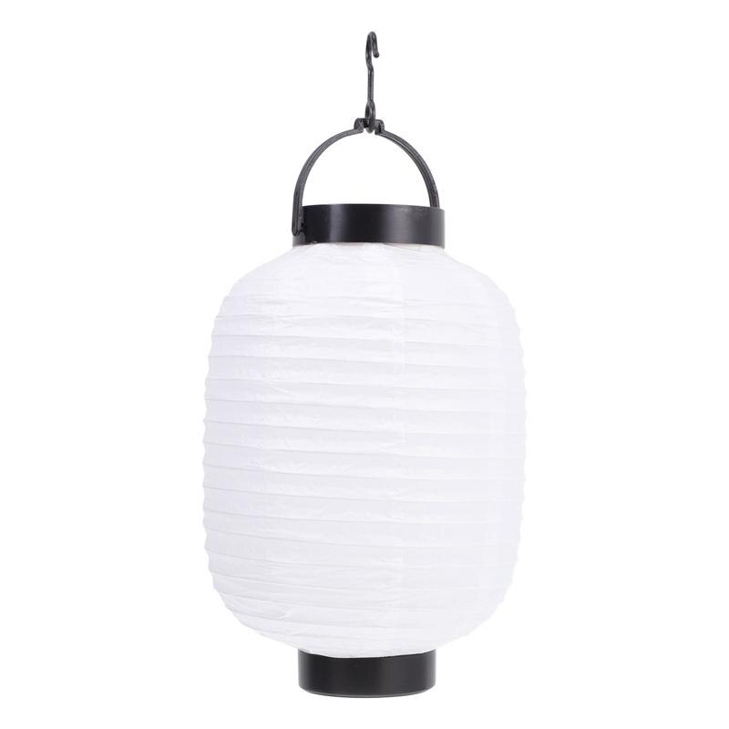 1Pc Japanese Folding Lantern with Light for Home Restaurant Decor: White