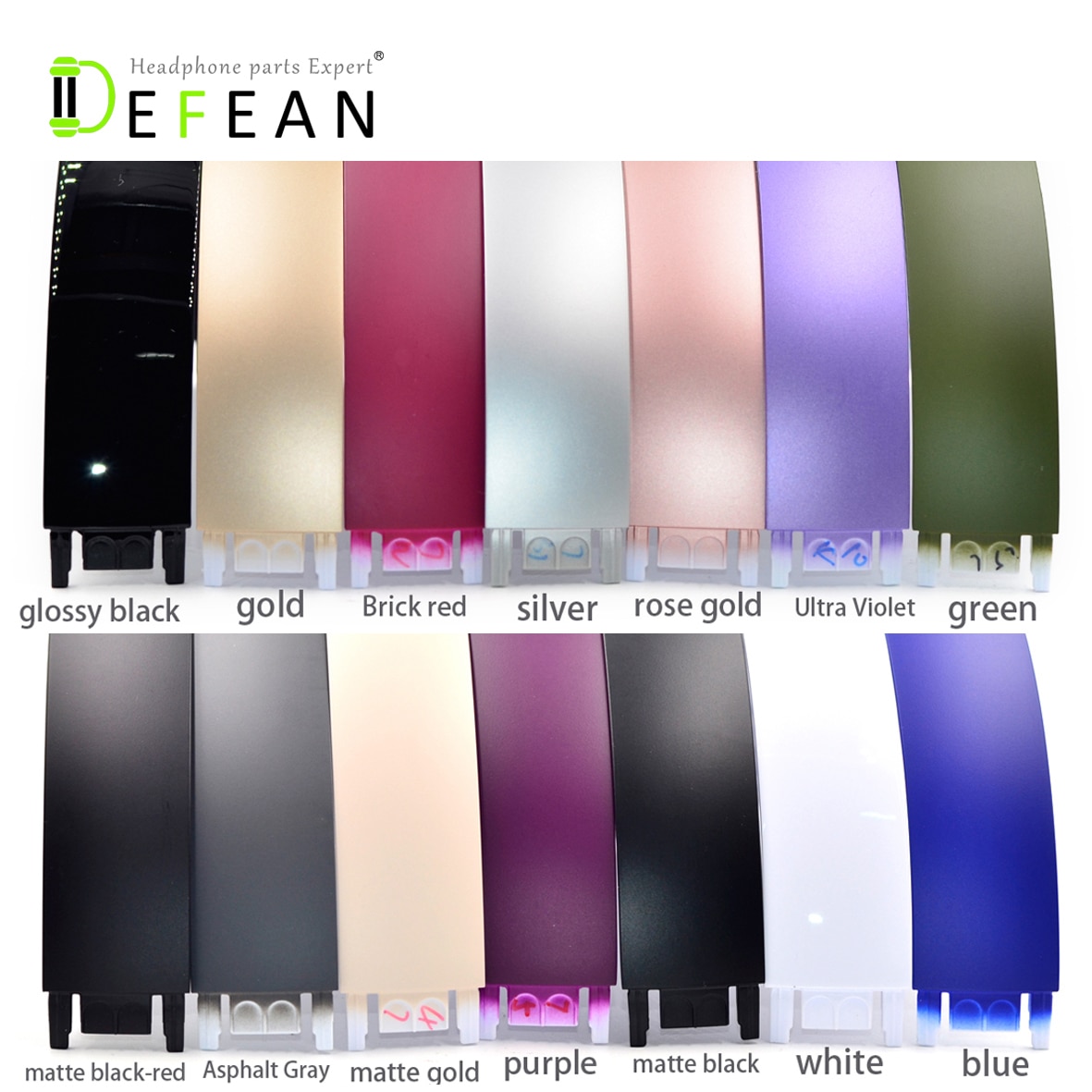 Defean 14 Color Replacement Headband Head Band plastic hoops For Beats solo3 solo 3.0 wired / solo3 wireless Headphone