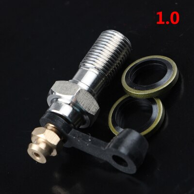 M10 x 1.25mm m10 x 1.0mm universal banjobult avluftningsnippel luftningsskruv bromsok skruv / nippel för motorcykelbromspump: M10 x 1.0mm