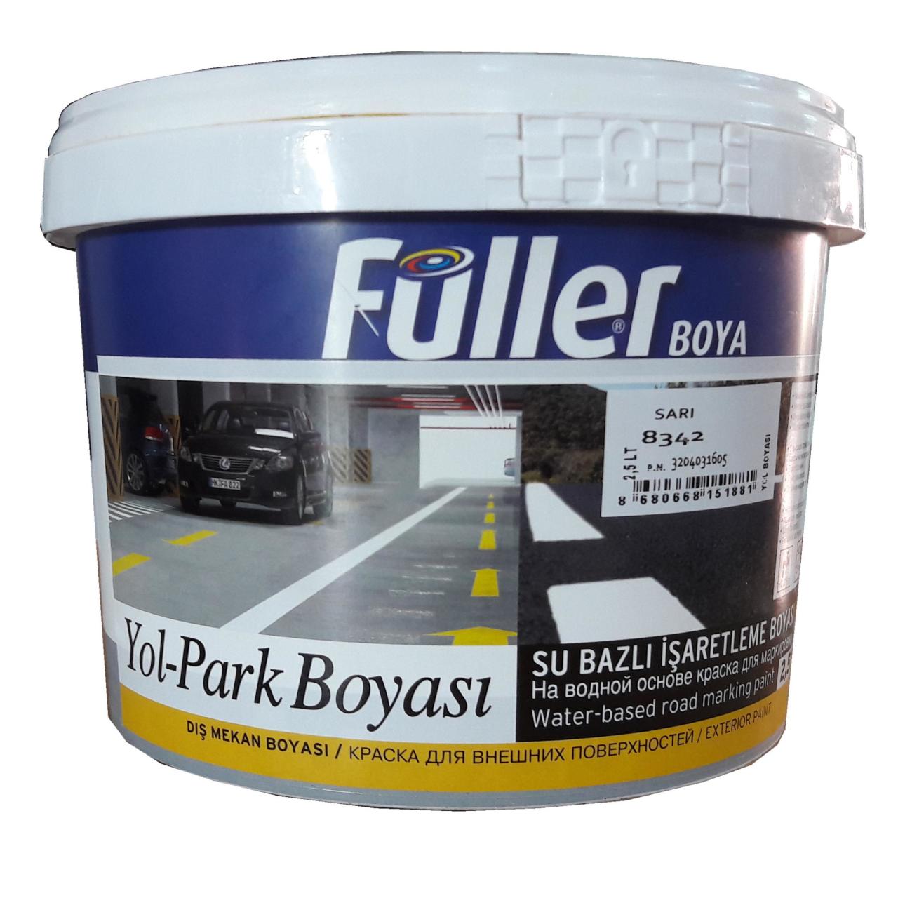 Füller Yellow Road Marking Paint 2,5 Liter Water Based