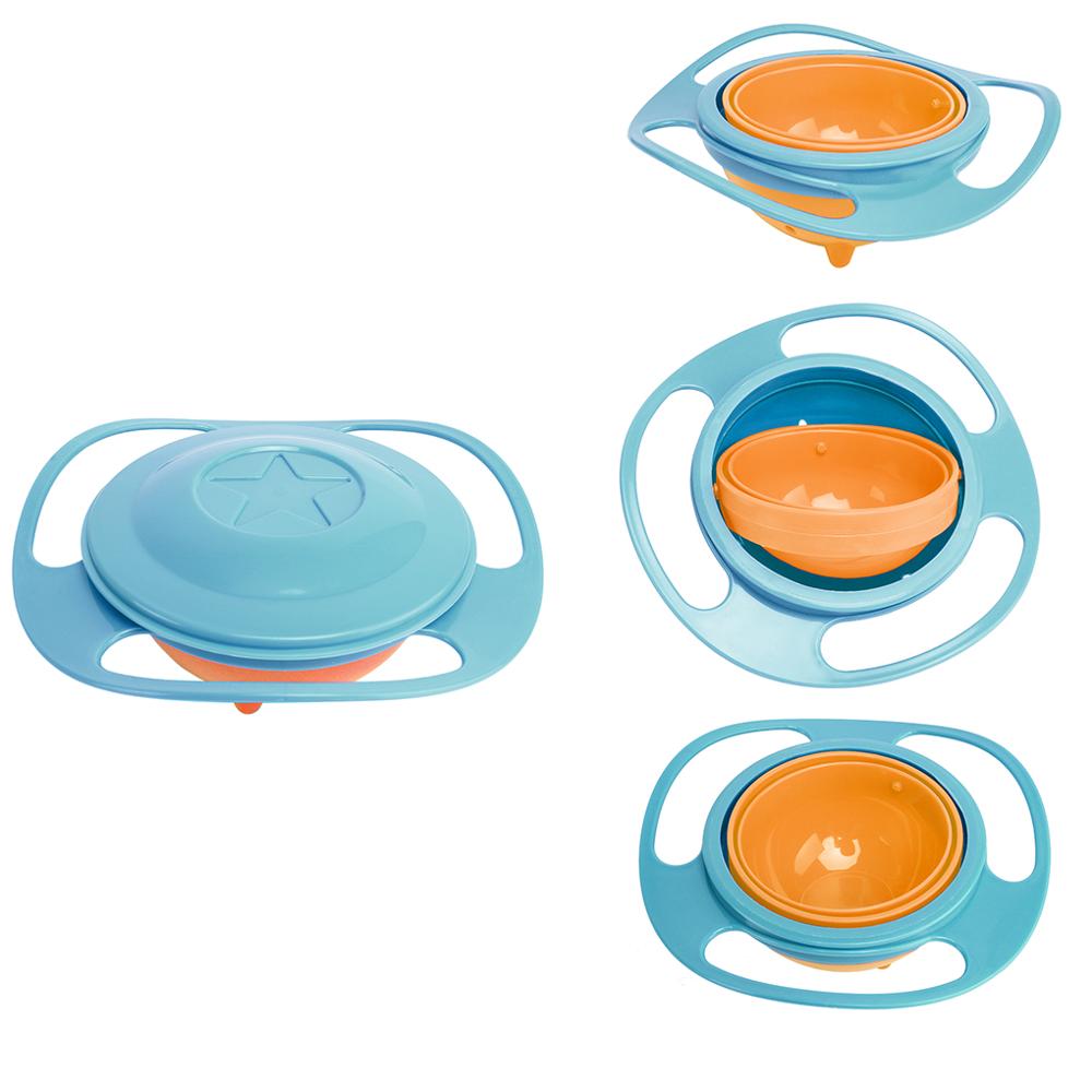 Curated visual reference: Humectant No Spill Bowls For Sensitive Stomachs Reference: Universal Gyro Bowl Dishes Anti Spill Bowl Smooth