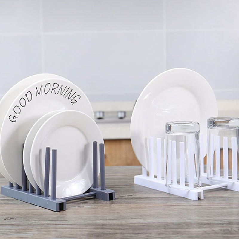 Aftagelig moderne enkel køkkenfad afløbsstativ køkken praktisk plastlåg hylde køkkenafløb dryphylde værktøj