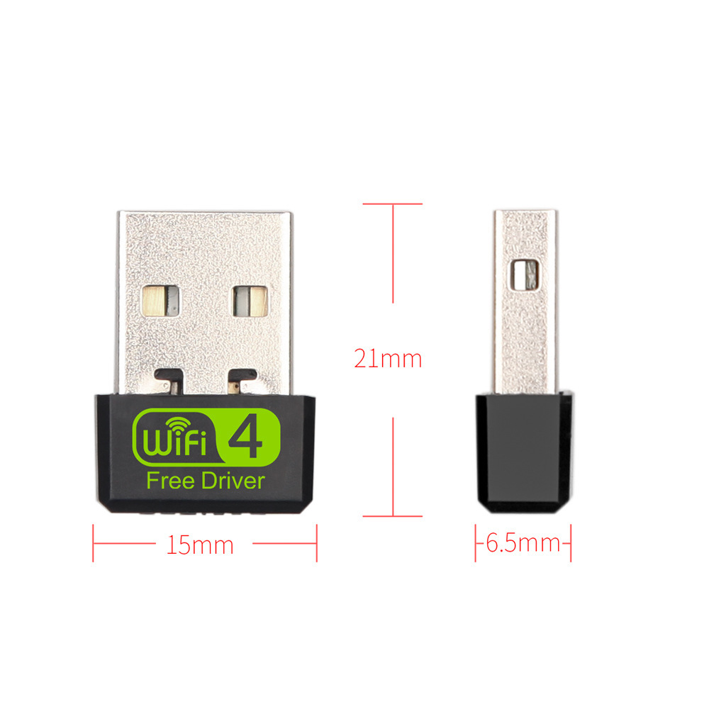 Draadloze Netwerkkaart Driver-Gratis 2.4G 150Mbps Mini Usb Draadloze Netwerkkaart Wifi Ontvangst Zender Desktop Laptop computer