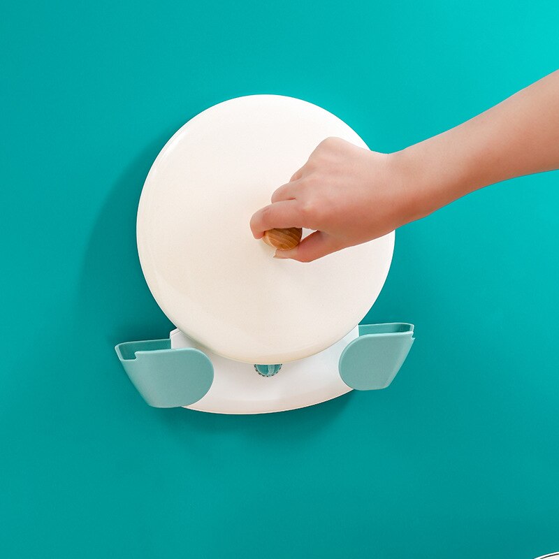 Pot réglable porte-couvercle mural support suspendu pour Pan Pot couvercle support cuisine organisateur en plastique cuisine support de rangement