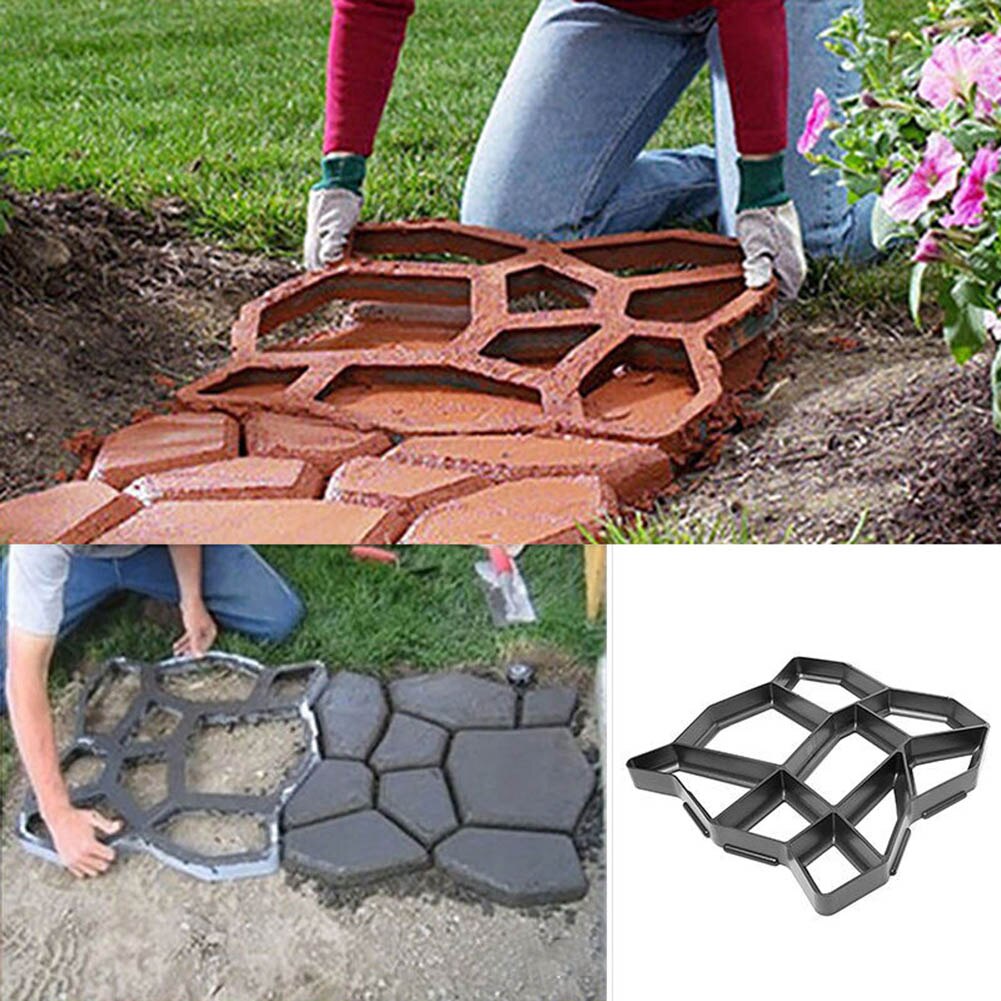 35/43/50Cm Herbruikbare Bestrating Beton Cement Baksteen Steen Diy Bestrating Mal Bestrating