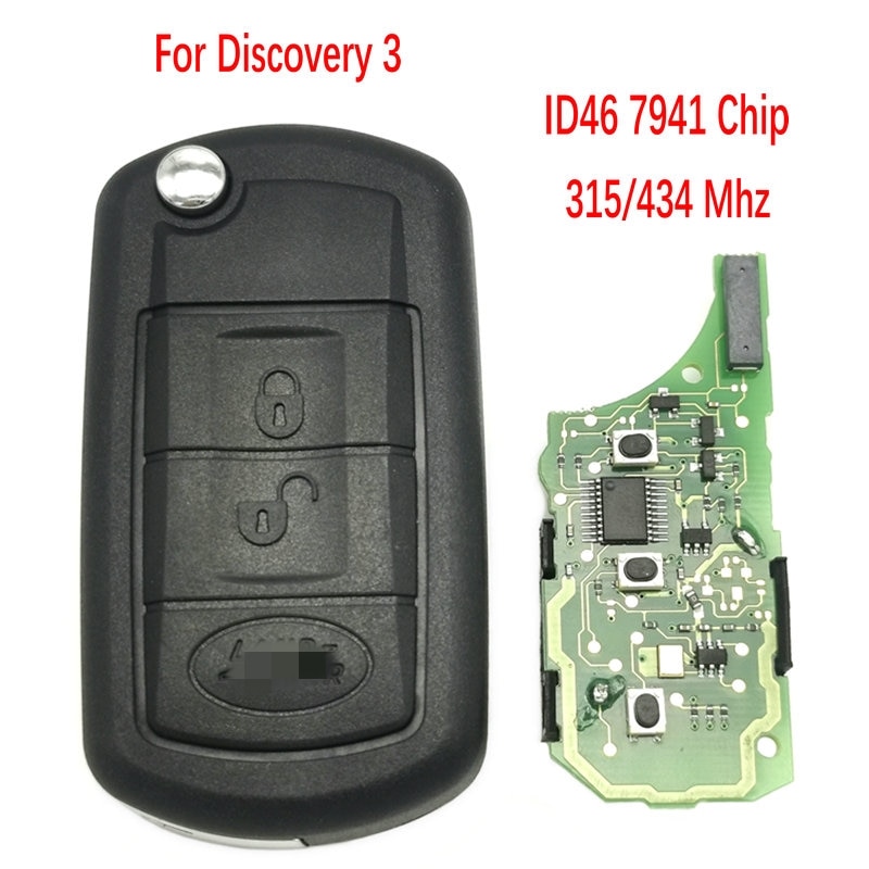 Datong Wereld Auto Afstandsbediening Sleutel Voor Range Rover Sport Land Rover Discovery 3 ID46 PCF7941 Chip 315/434 Mhz Vervangen smart Key