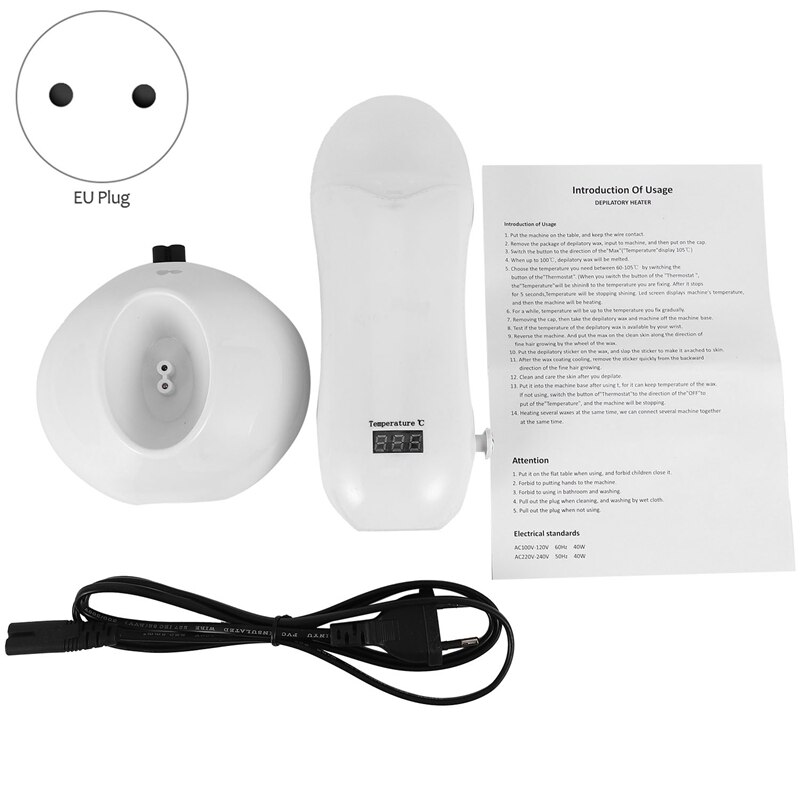 Draagbare handmatige thermostaat waxmachine elektrische waxbonenverwarmer ontharingsmachine smeltwaxmachine ontharingswaxsmelter