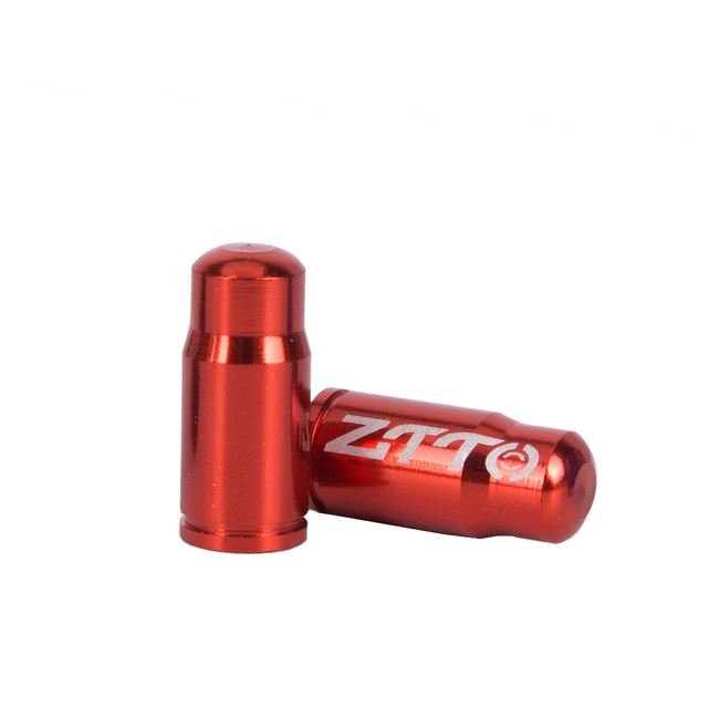 Ztto 2 Stuks Road Mtb Bike Presta Valve Caps Bedekt Protector Stofdicht Fiets Presta Ventiel Cap Voor Tubeless Ventiel: red 2pcs