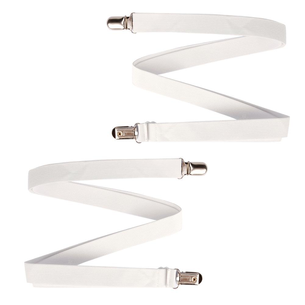 2 1.5M Laken Fastener Elastische Verstelbare Bevestigingsbeugels Klemmen Anti Slip Matras Lakens Clips Duurzaam Quilts Houder Grijpers: White