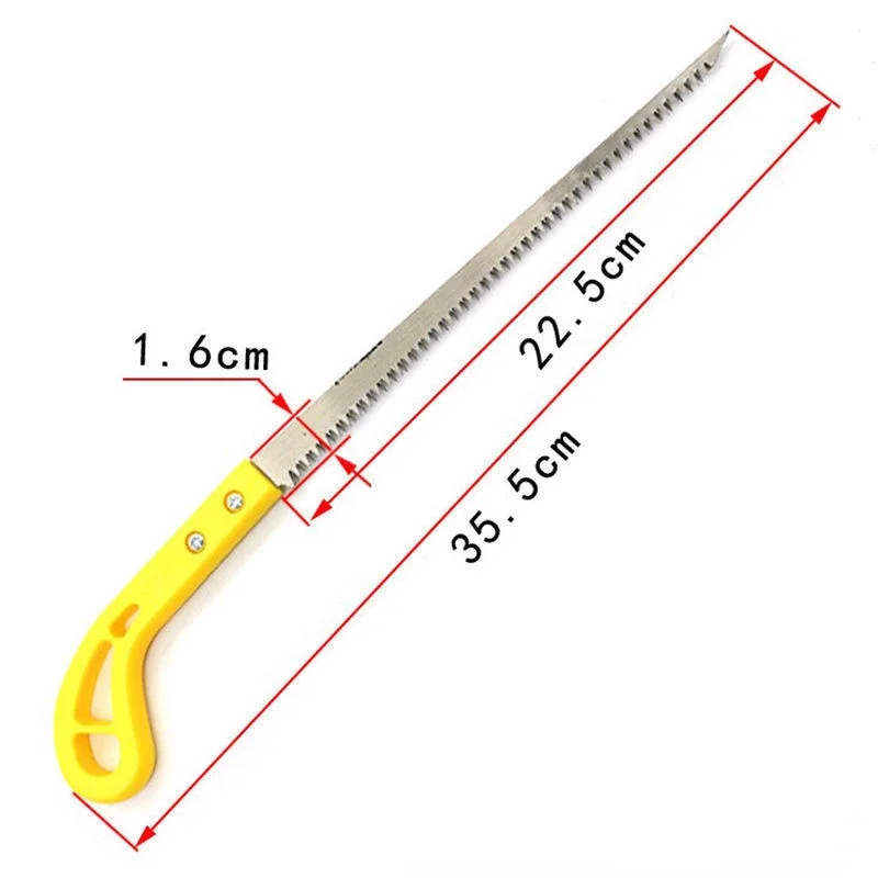 Garden Mini Saw Woodworking Wallboard Handsaw Tree Branch Pruning Hand Saw Trimming Fast Fine Tooth Handsaw Outdoor Pruning Tool: Gold