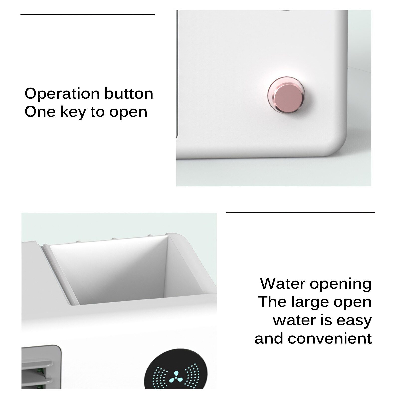 Mini Portable Air Conditioner Air Cooler Multi-Function Humidifier Purifier Desktop Air Cooling Home Fan