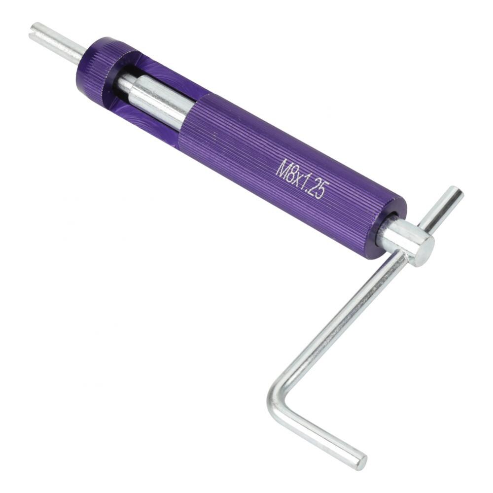 50Pcs Car Thread Repair Kit M8 x 2D Stainless Coiled Wire Screw Threaded Inserts Spanner Wrench Inserts Drill Tap Thread Tool