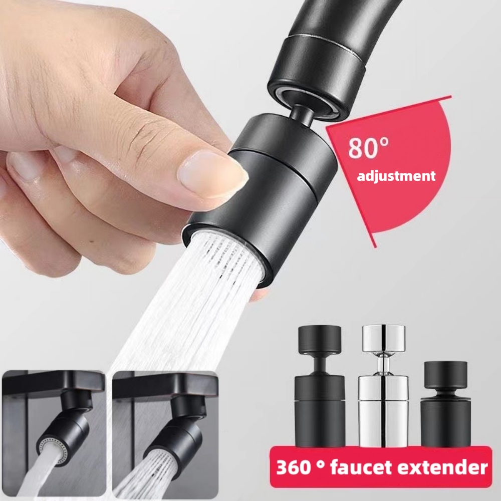 360 ° rotatable kitchen faucet spray head filter sink splashproof adapter 2 mode adjustable kitchen sink faucet aerator