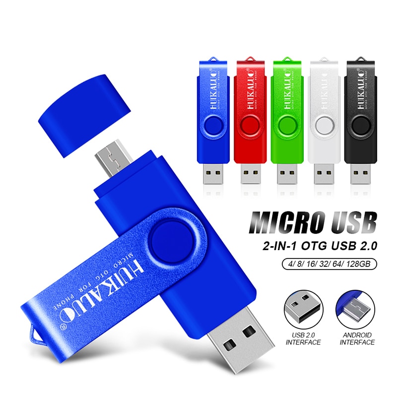 Movimentação alta 2.0 16gb 32gb 64gb 128gb 2 do flash de usb de quanlity otg micro em 1 disco pendrive pendrive u da vara de usb da memória da movimentação do flash