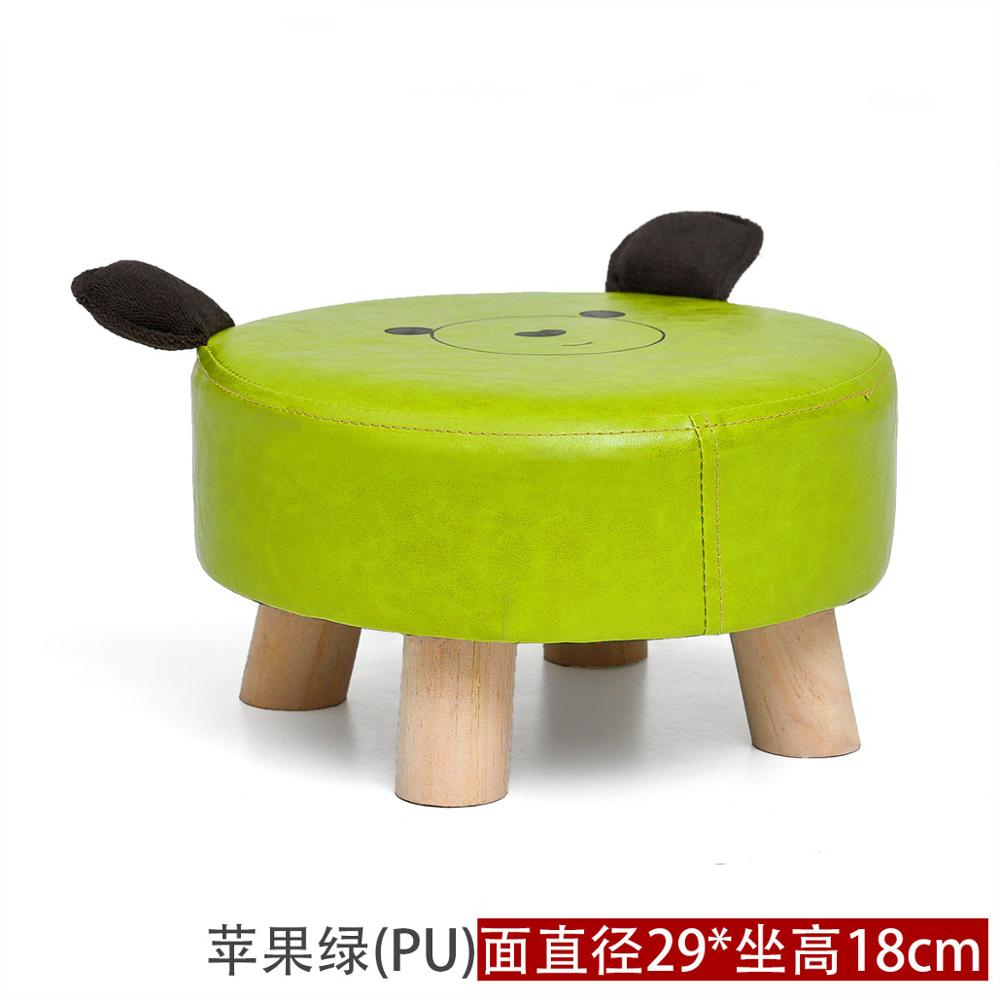 hogar sofá taburete bonito tela arte sala de estar mesa de té mound madera pequeño taburetes para pie BANCO DE taburetes para niños: 3