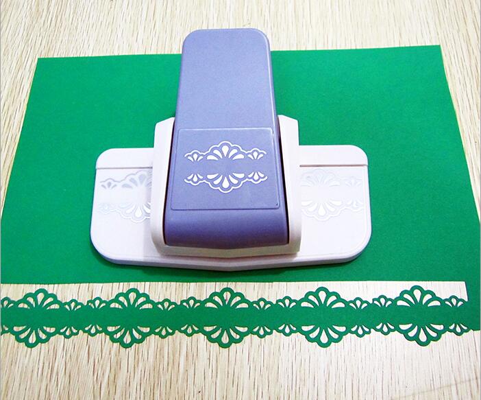 Perforadora de bordes para papel, dispositivo de espuma para estampar Bordes de álbum de recortes, cortador de papel artesanal hecho a mano, , novedad: Juhua