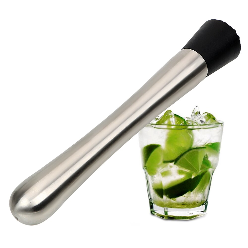 Metall Stampfer Barmann Werkzeuge Cocktail Shaker Spielereien Wein Werkzeuge Swizzle Stock Barware Edelstahl