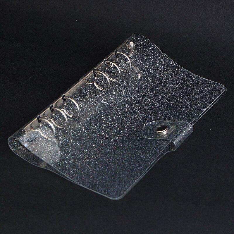 A5A6 Creatieve Gypsophila Notebook Cover Pvc Bindmiddel 6 Hole Losbladige Shell Notebook Case