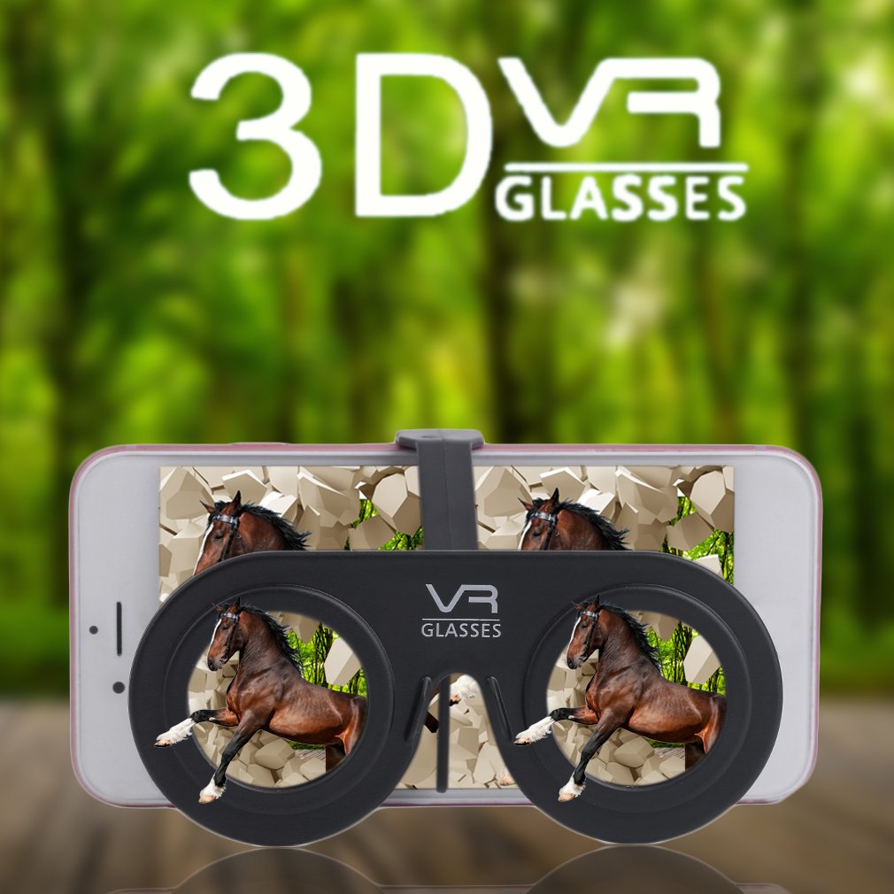 Draagbare Mini 3D Virtual Reality Bril Portable Mini Vouw 3D Bril