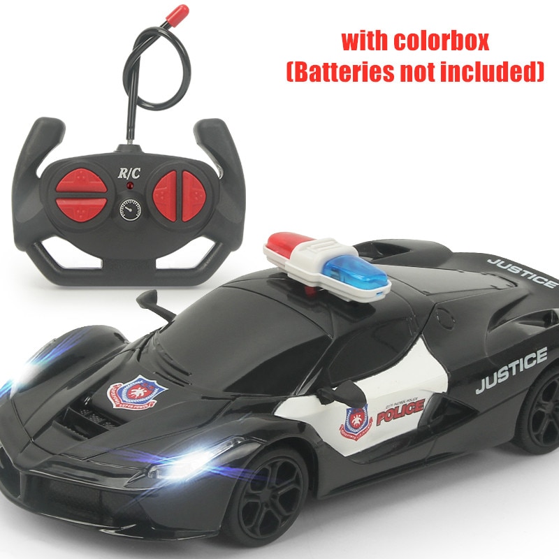 RC Car Racing Police 1:24 Model Kids Xmas Birthday Light Electric Carro Juguetes Chidlren Toys Remote Control Car for Boys: LaferrariPolice-box