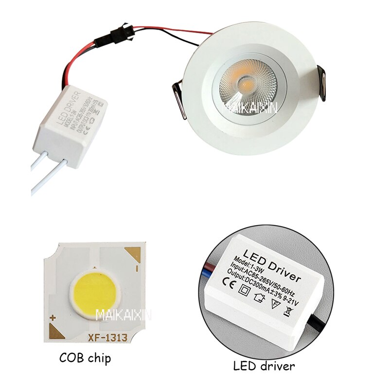 Dimbare 3W 5W Verzonken Led Spots Kamer Led Plafond Lampen Downlighters Verlichting Lamp Voor Kast Teller Showcase AC110V 220V