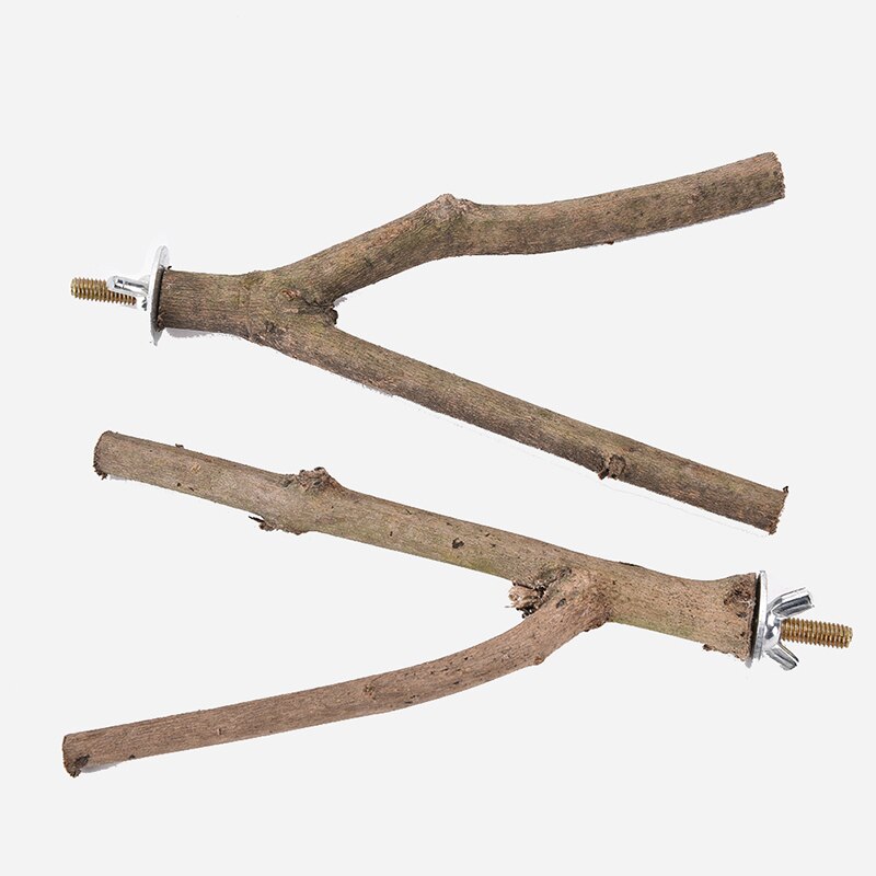 Palo de pie para mascotas, loro, pájaro, palo de madera, cacatúa, perchas, garra de mordedura, accesorios para jaulas de pájaros
