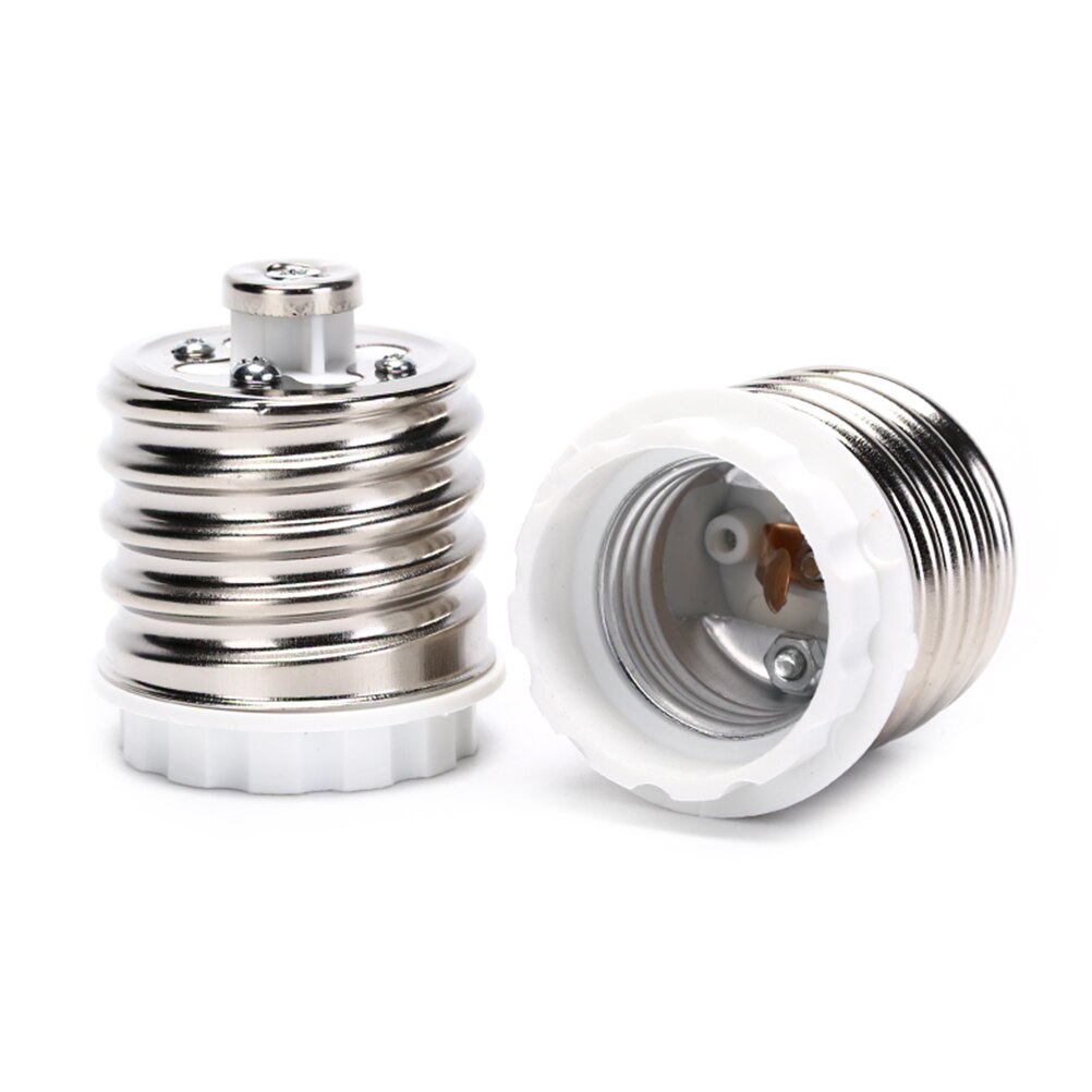 1pc e40 to e27 adapter ledde lampa adapter lampa lampor bas ledde lampor uttag adapter lampa omvandlare lamphållare