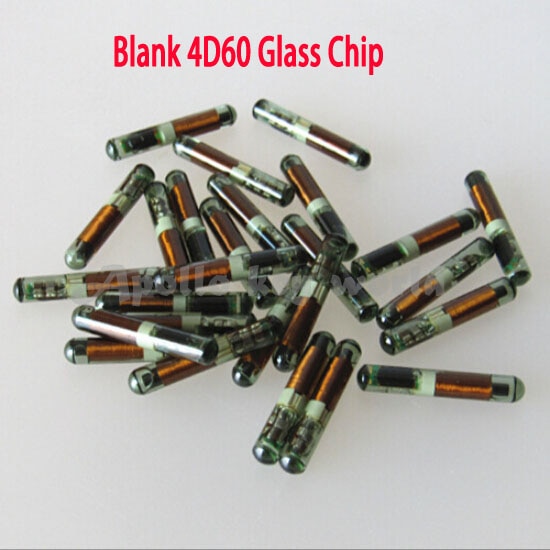 Blank 4D60 Glas Transponder Chip Voor FORD autosleutels 10 stks/partij +