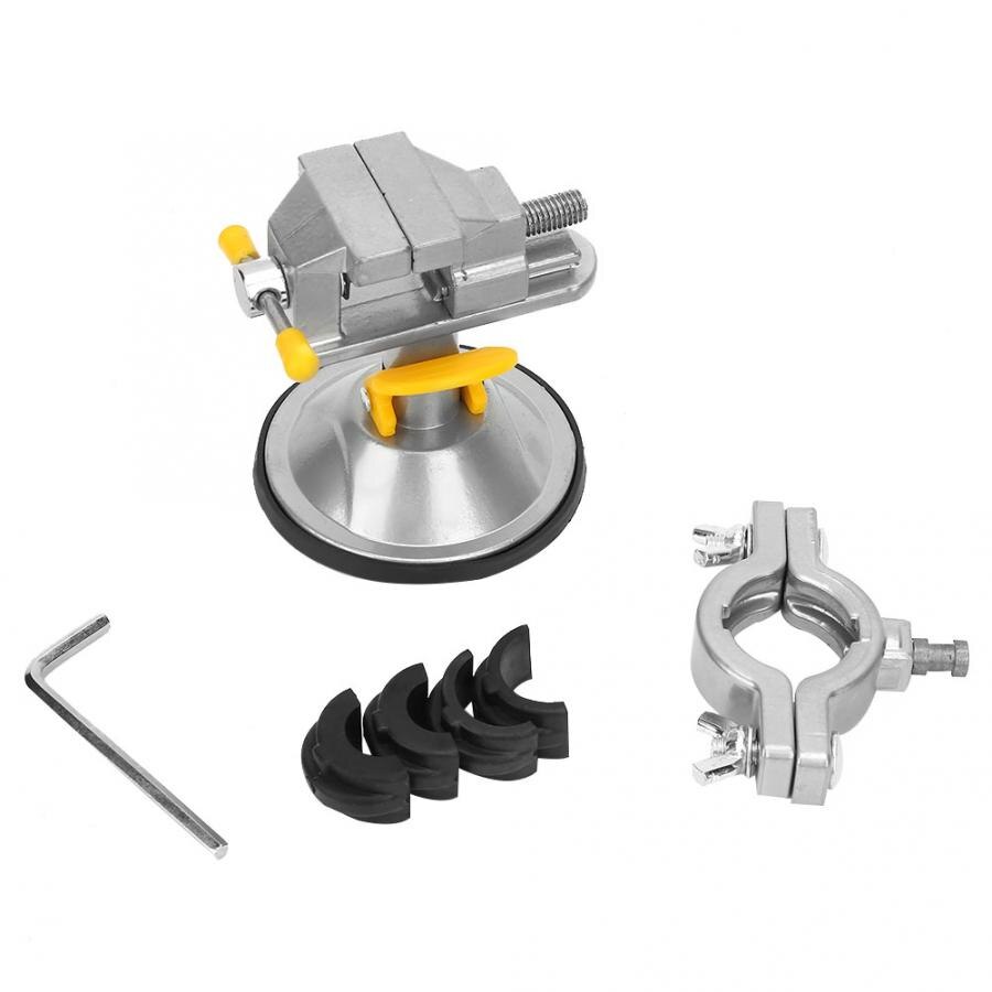 Morsa Universale Rotazione 360° In Lega Di Alluminio – Apertura Ganasce 55 Mm, Con Rivestimento In Gomma – Fai Da Te E Modellismo