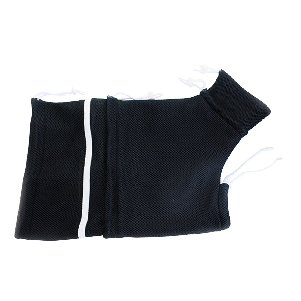 Sac de bain multifonction en Polyester | Épais, détachable anti-rayures, sacs de lavage pour toilettage des chats d'animaux: Black