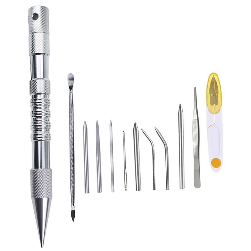 12Pcs Paracord Needle Set - DIY Bracelet Knitting Tool - Marine Nail Paraplu Needle: Default Title