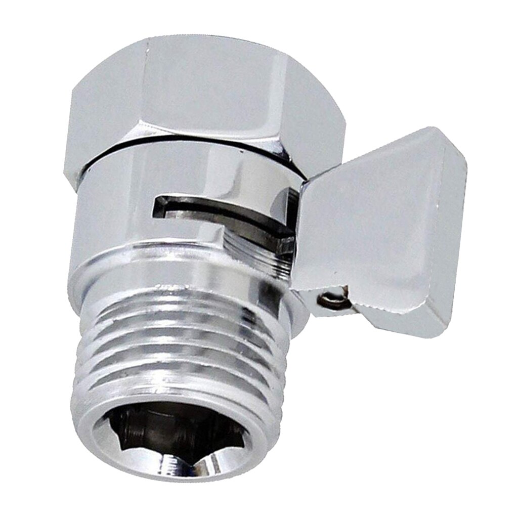 Universal Bathroom Shower System Component Shower Head Diverter Valve Water Saver Valve Shower Head Shut-Off Valve