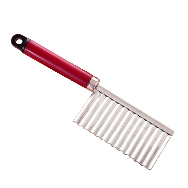 Stainless Steel Potato Chip Slicer Potato Wavy Edged Tool Peeler Kitchen Knives Vegetable Fruit Cutting Kitchen Accessories