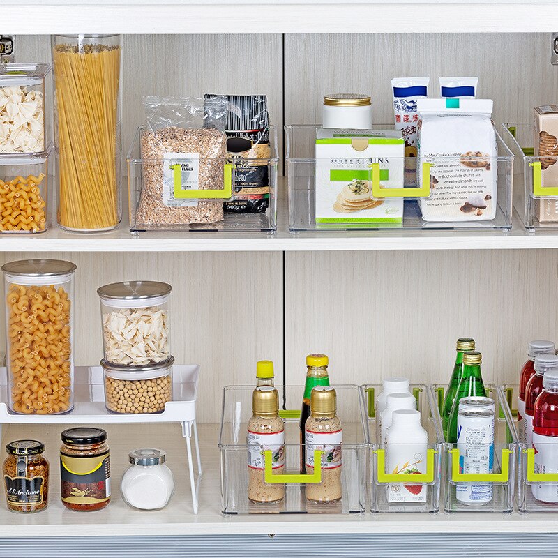 Kitchen Transparent PP Storage Box Grains Beans Storage Contain Sealed Home Organizer Food Container Refrigerator Storage Boxes