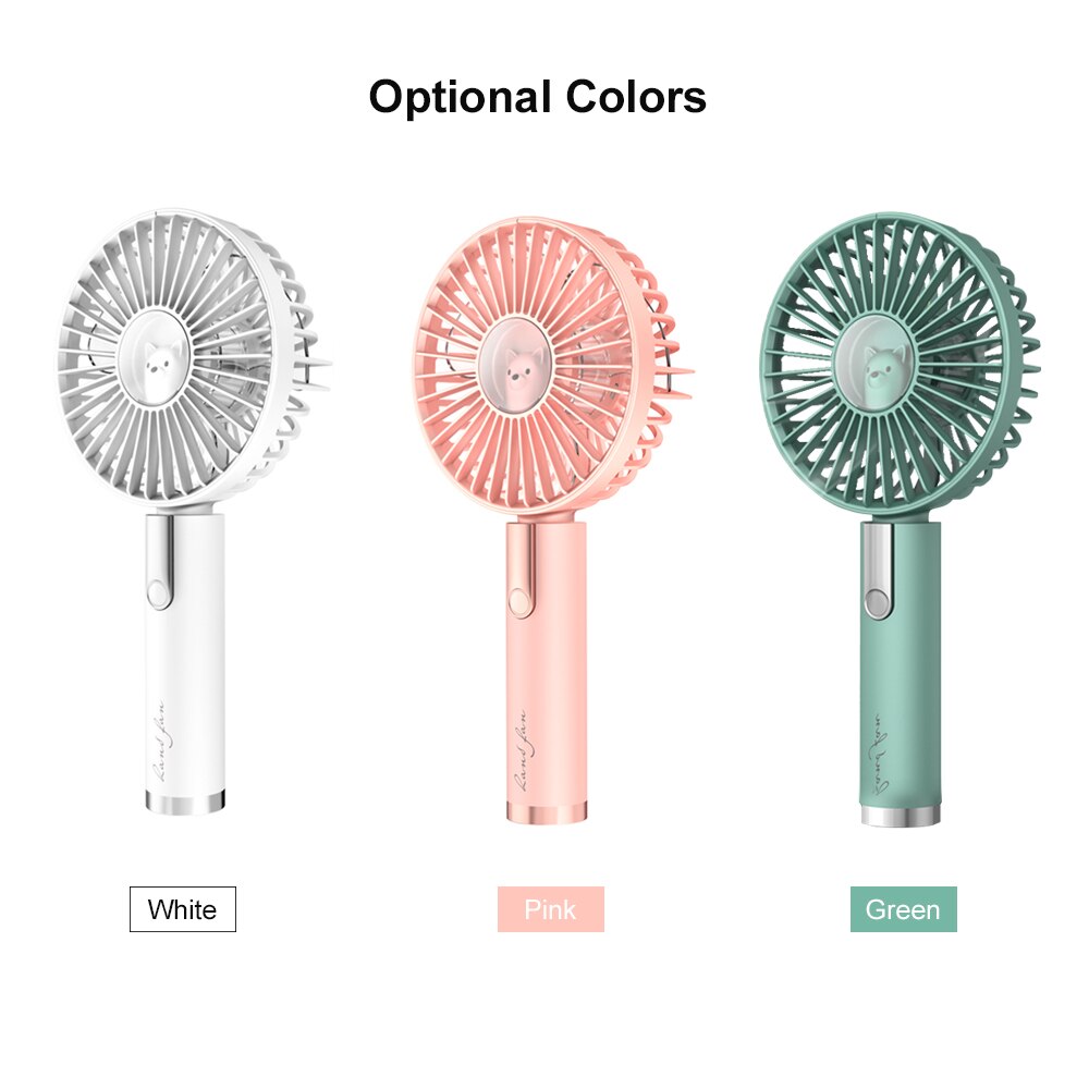Mini Hand-held Fan Desktop Fan Portable Electric Fan Rechargeable Hand-held Stand-up Mini Fan for Home Office Dormitory