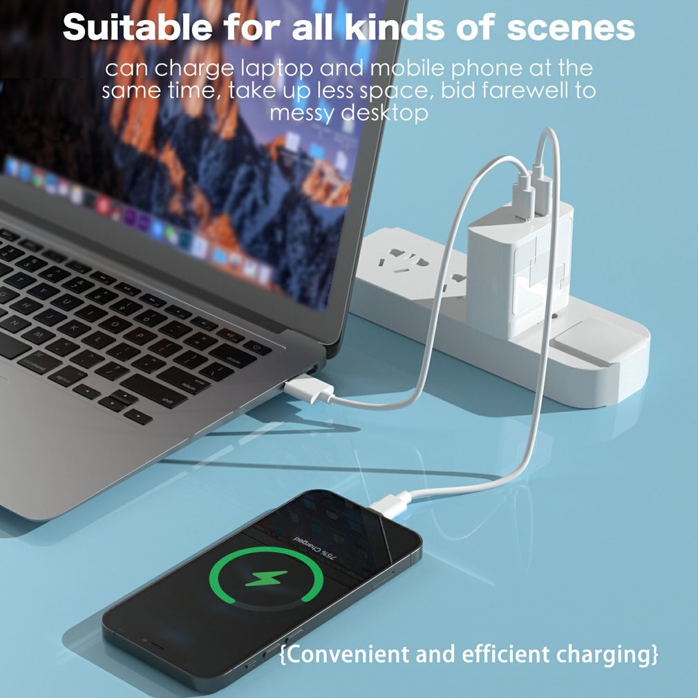 65w -fach schnelllade-ladegerät mit 4.0 usb-c- 3.0 pd-anschlüssen sowie  qc 4.0 3.0 schnellladegeräten für handy und laptop