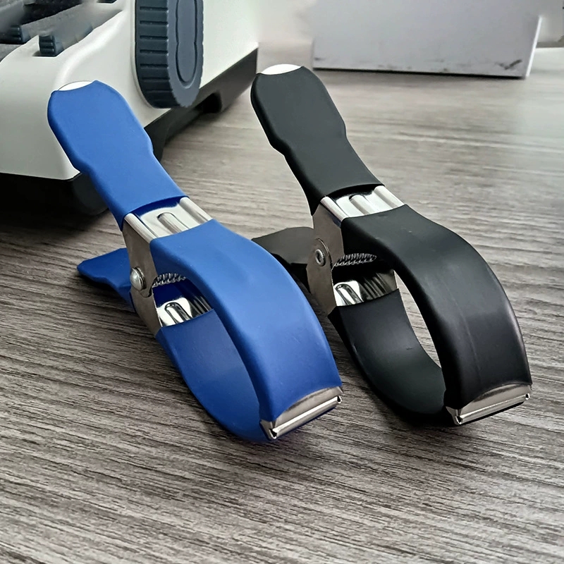 Clips de couverture de piscine réutilisables en acier inoxydable, avec poignée en plastique, Clips à ressort coupe-vent adaptés aux couvertures de piscine au sol, 12/6 pièces