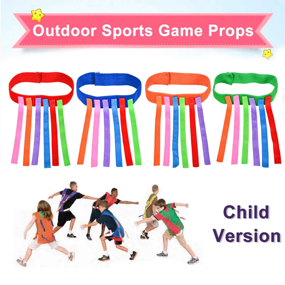 Children Outdoor Funny Game Toy Belt For Kindergarten Kids Catching Tail Training Equipment Teamwork Game Toys for Children