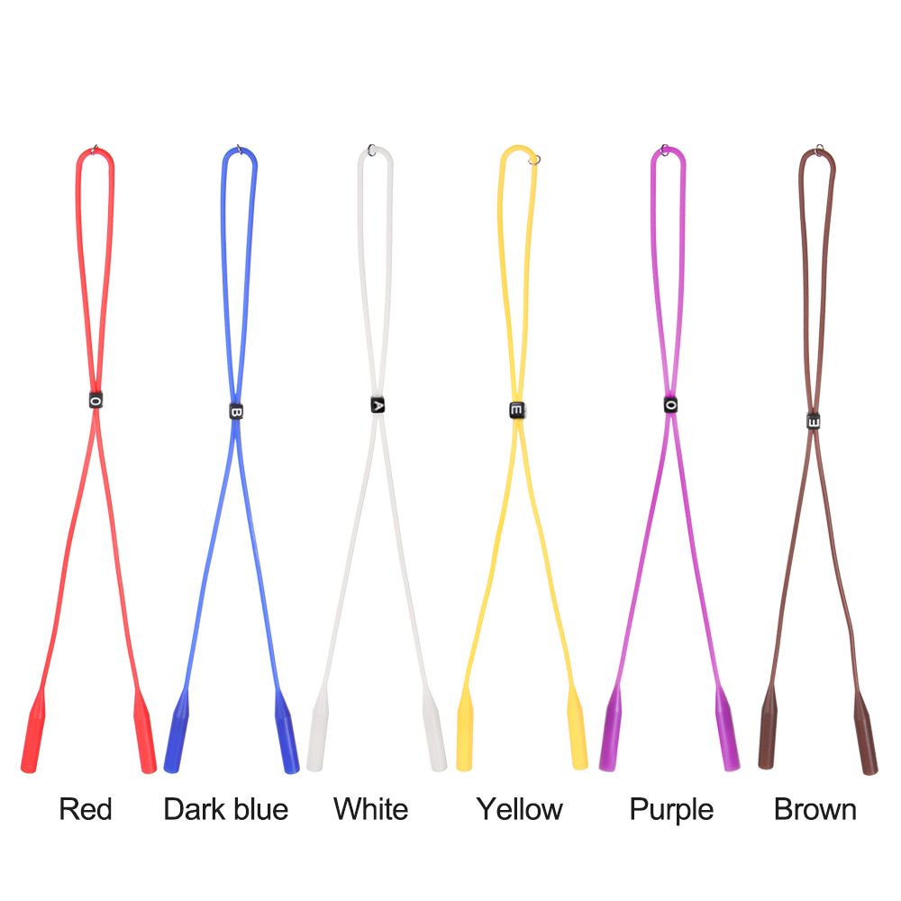 Glasses Accessories Sports Silicone Glasses Chain Eyeglasses Rope Glasses Strap Eyewear Lanyard Neck Cord