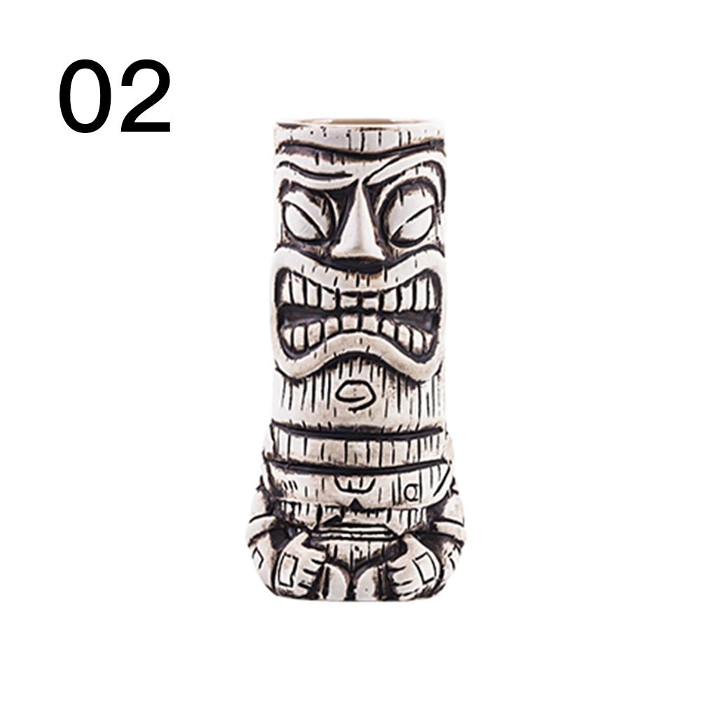 Multi-style Hawaiian Tiki Cup cocktail glass beer mug red wine glass ceramic islander Tiki Cup: 02