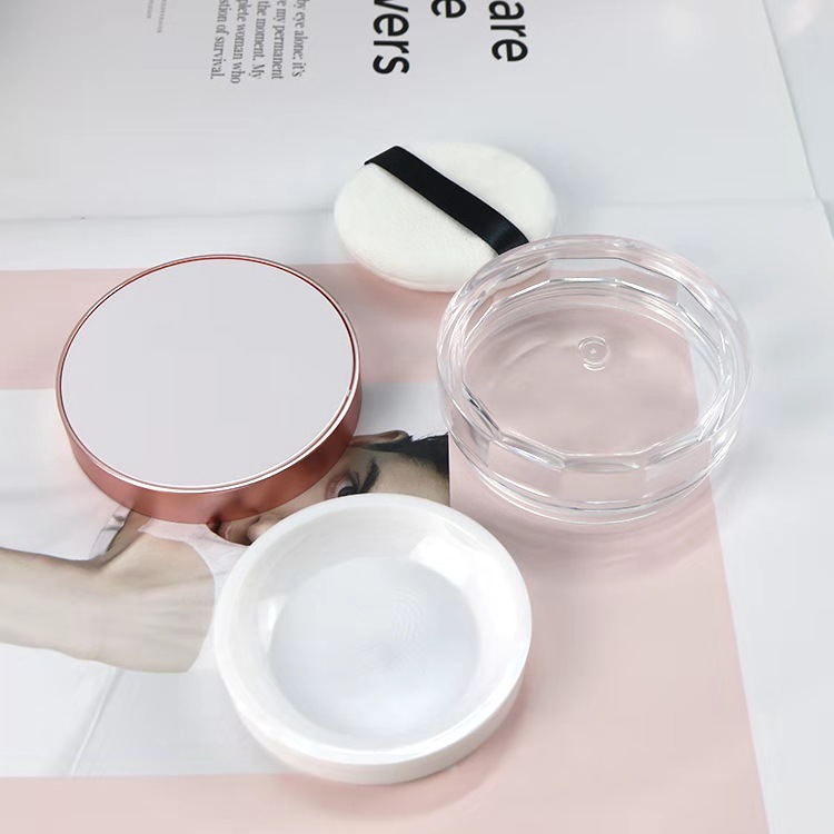 Empty Air Cushion Puff Box 1Pc Makeup Case Container with Powder Sponge Mirror for BB Cream Foundation DIY Box Portable Cosmetic: Silver