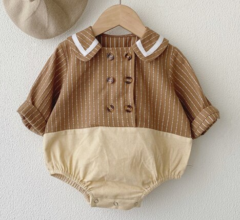 Neugeborenen Jungen Karosserie Langarm Kleinkind Outfit Kleinkind Herbst Gesamt Overall Kinder Strampler Spanisch Jahrgang Baby Kleidung: 6m